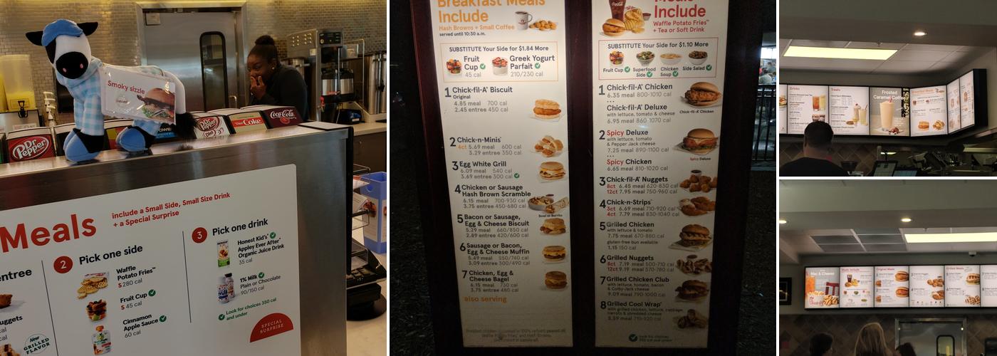 Chick-fil-A Menu