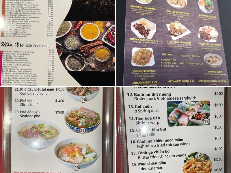 Cafe Blvd Restaurant Menu