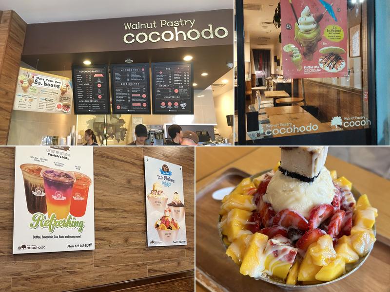 Cocohodo Dallas Cafe Menu