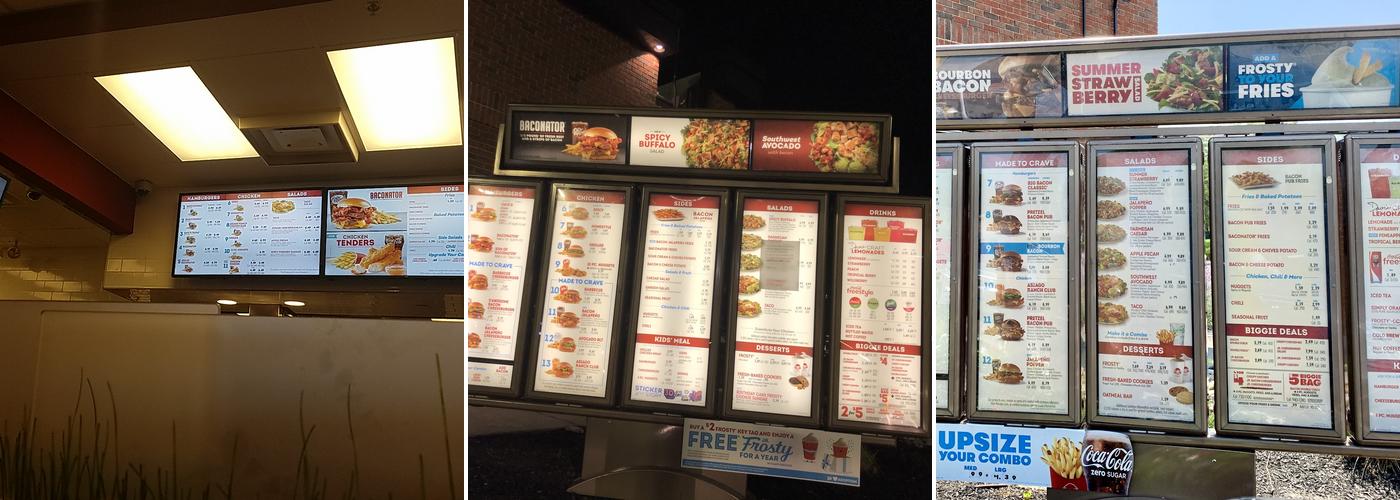 Wendy's Menu