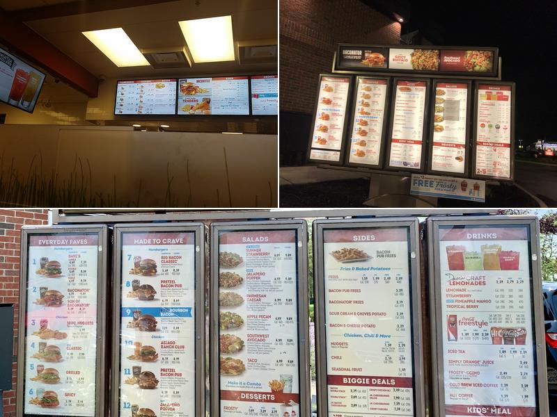 Wendy's Menu