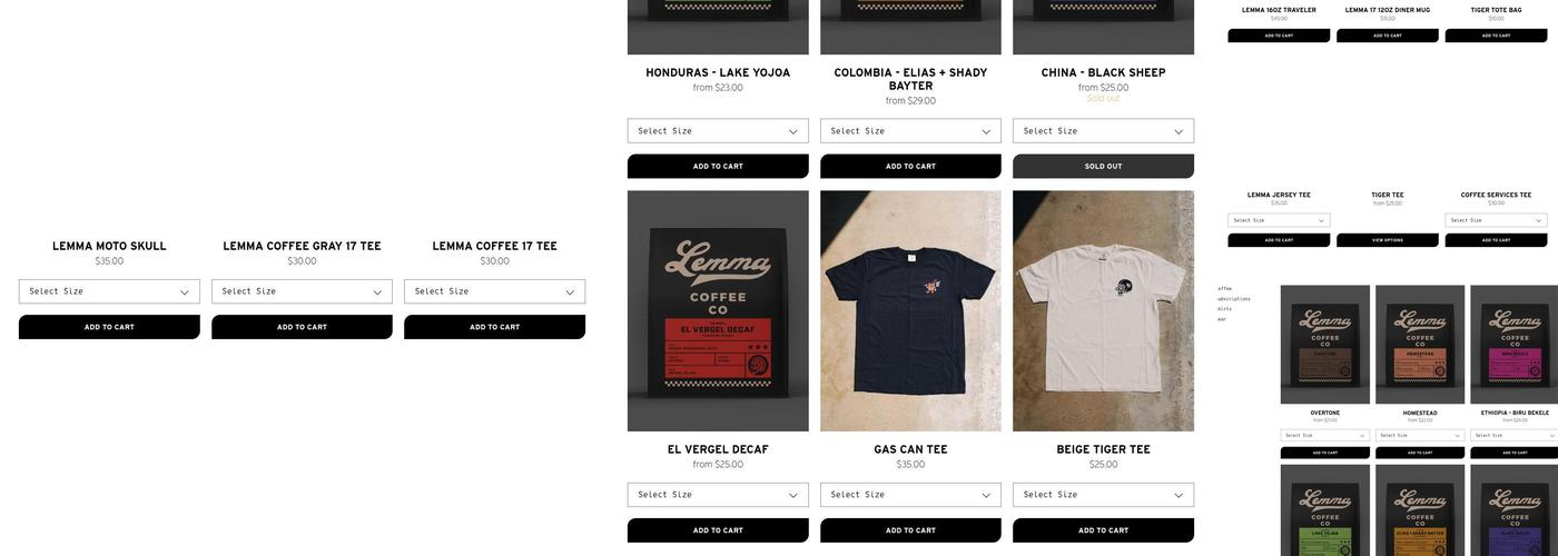 Lemma Coffee Co Menu