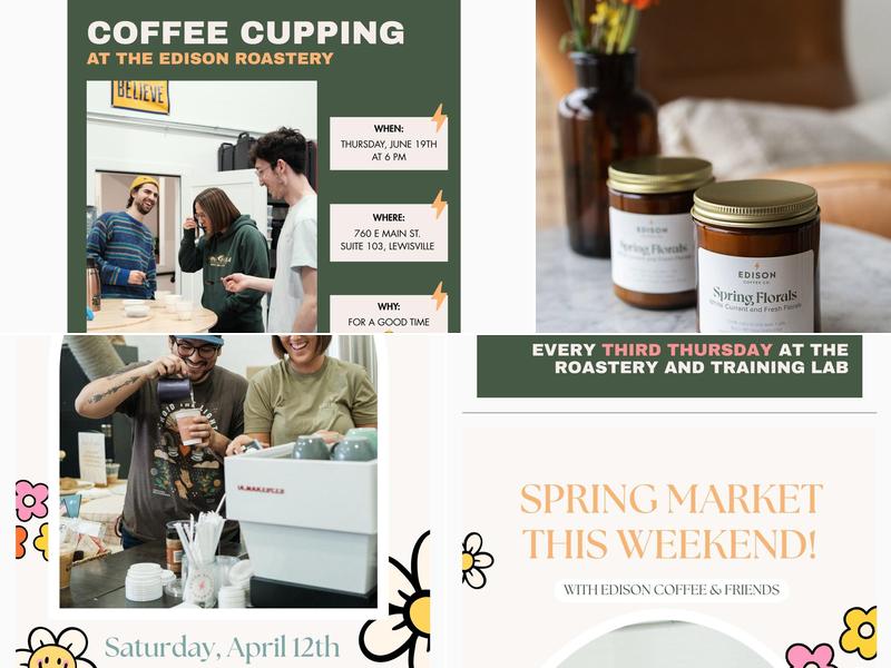 Edison Coffee Co Roastery Menu