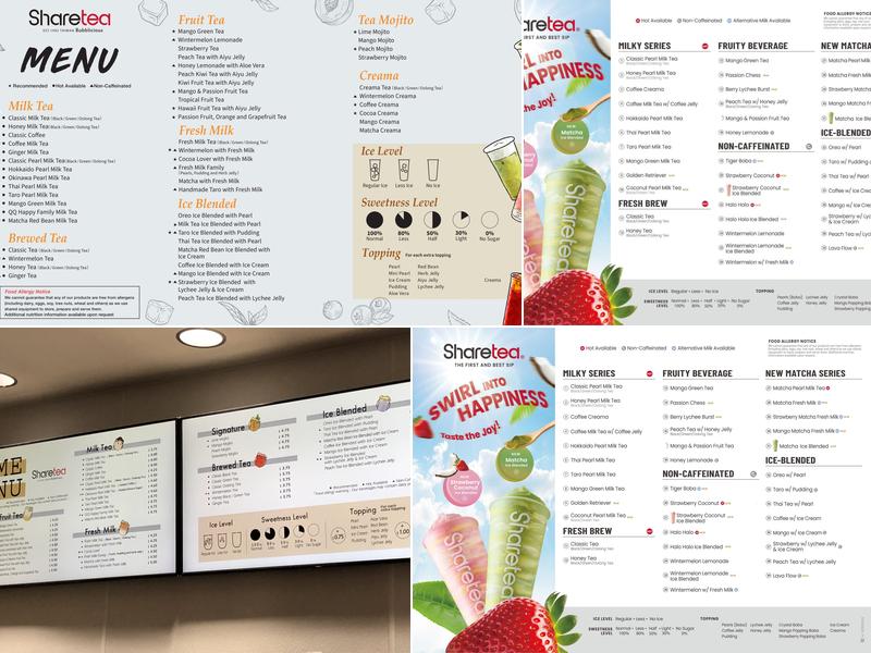 Sharetea Menu