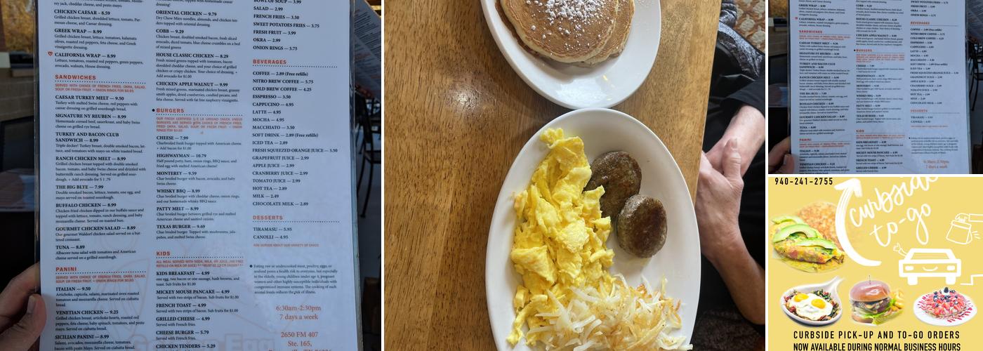 Golden Egg Cafe Menu