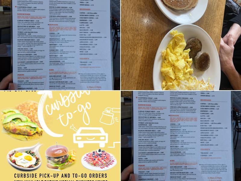 Golden Egg Cafe Menu