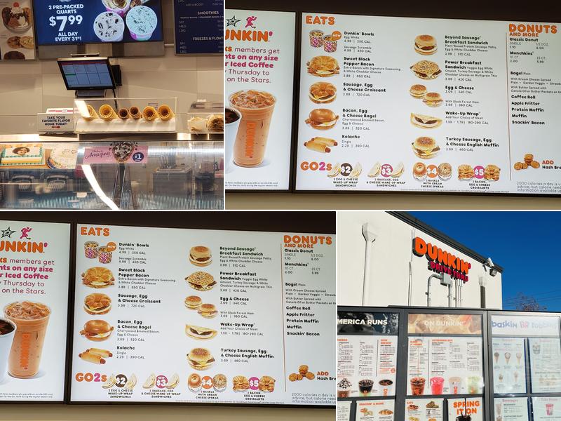 Dunkin' Menu