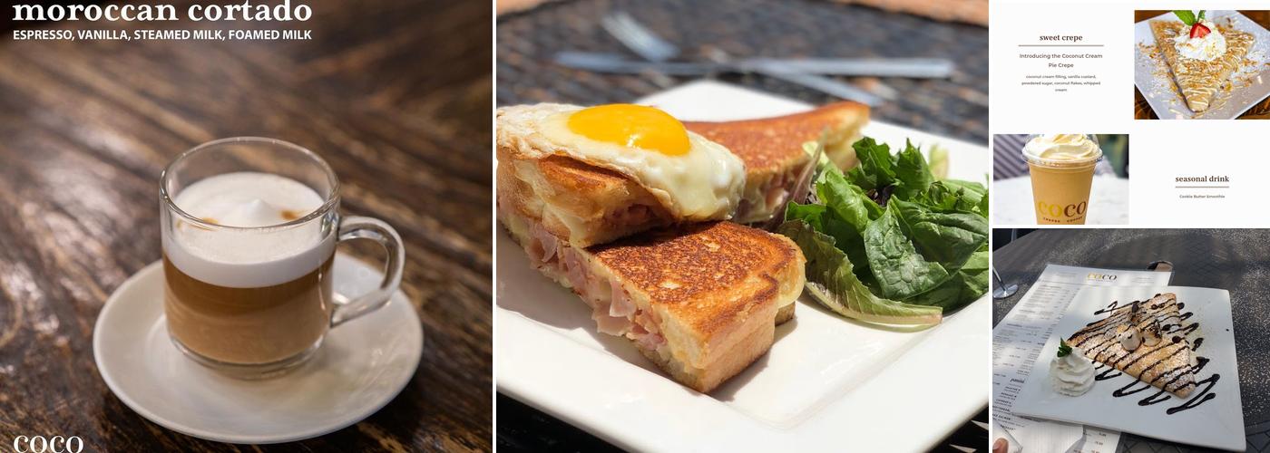 Coco Crepes & Coffee Menu