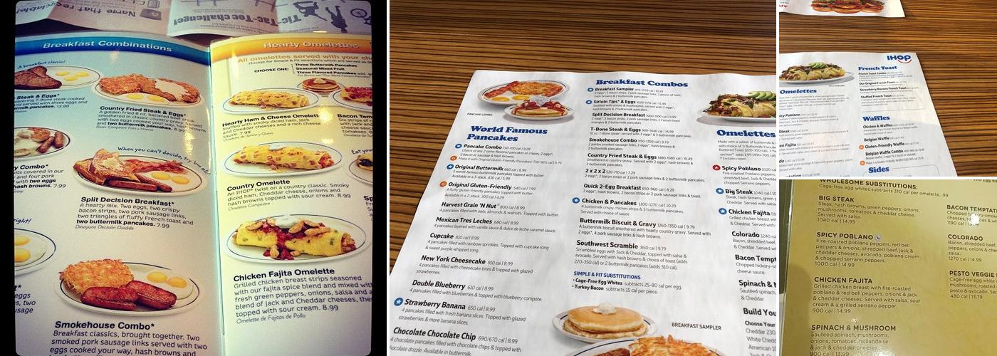 IHOP Menu
