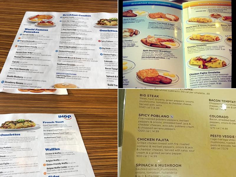 IHOP Menu