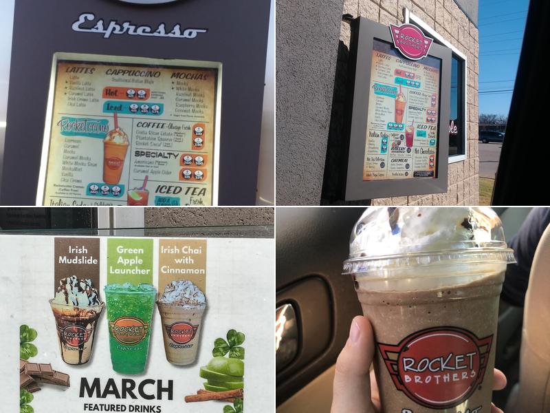 Rocket Brothers Menu