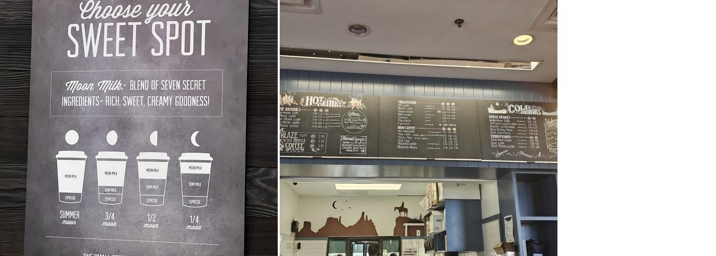 Summer Moon Coffee Menu