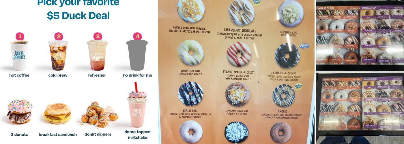 Duck Donuts Menu