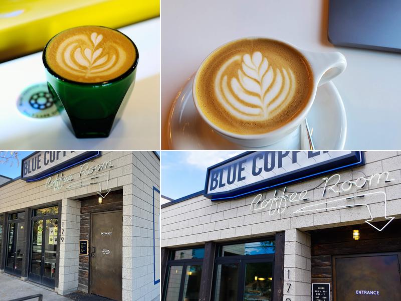 Blue Copper Coffee Room