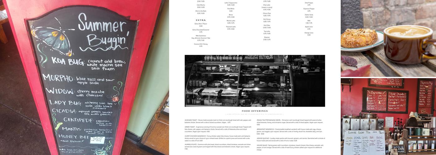 Alchemy Coffee Menu