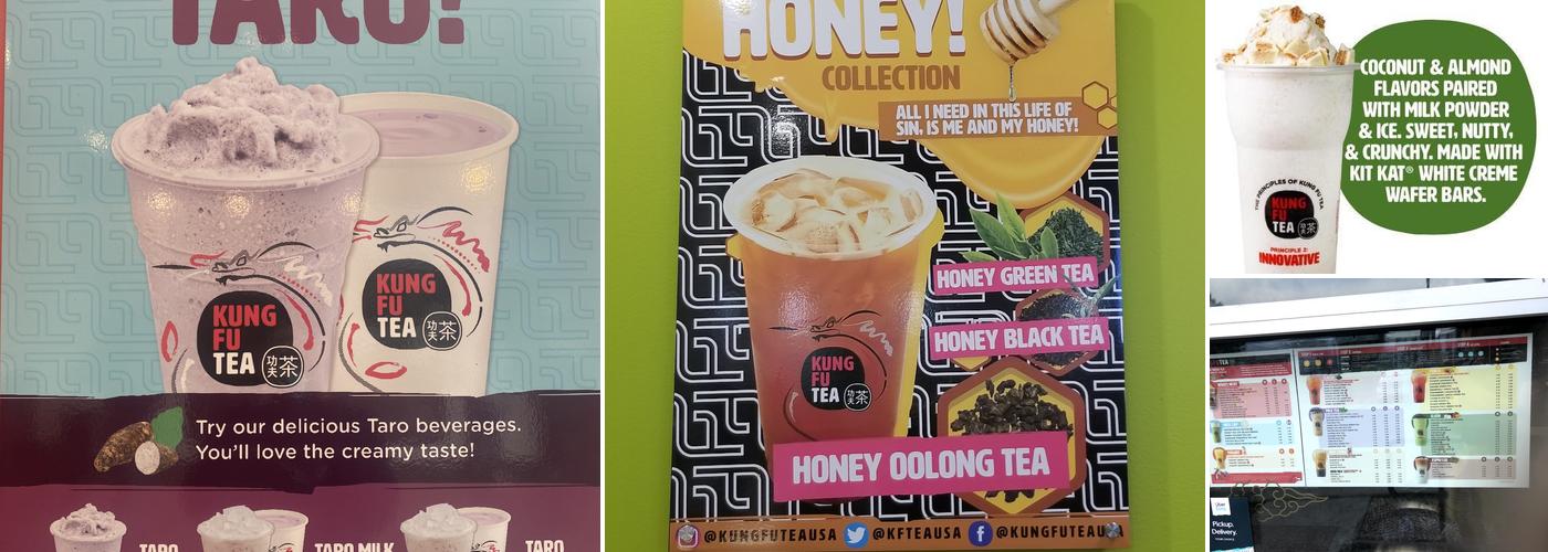 Kung Fu Tea Menu