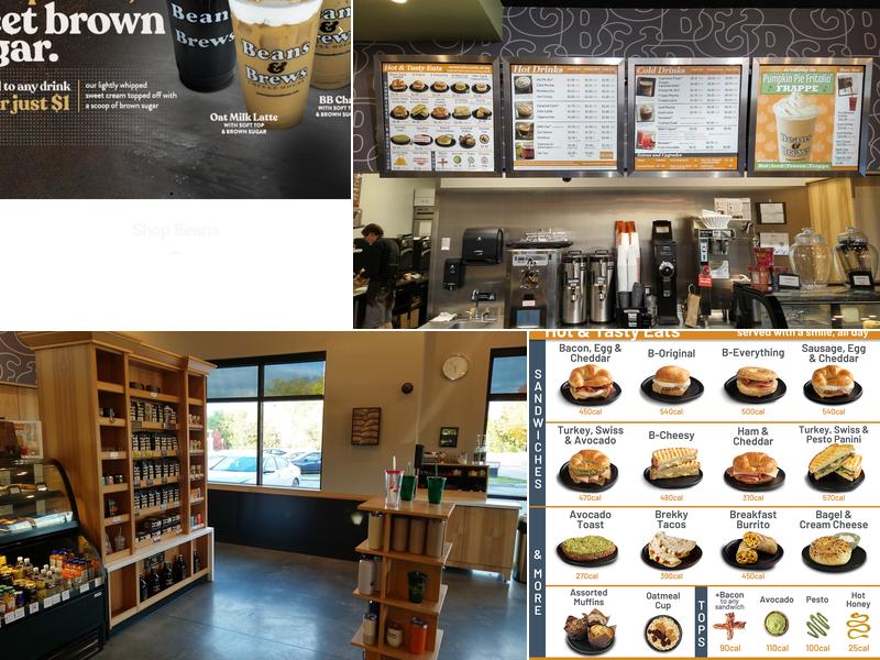 Beans & Brews Coffeehouse Menu