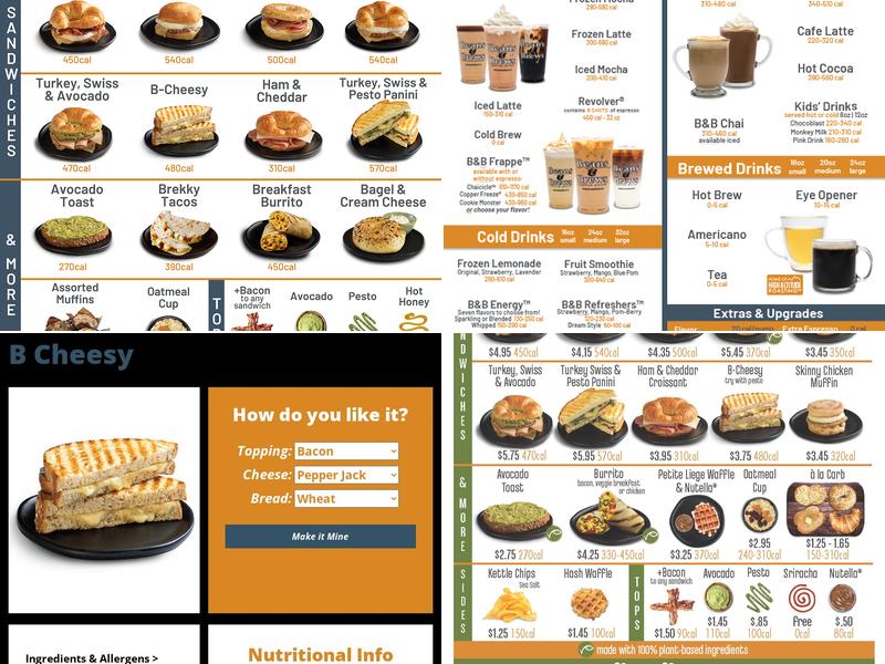 Beans & Brews Coffee House Menu