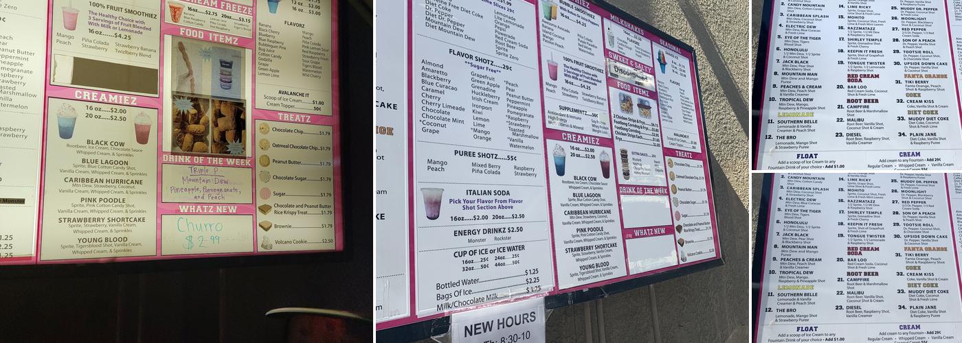 Chugz Menu