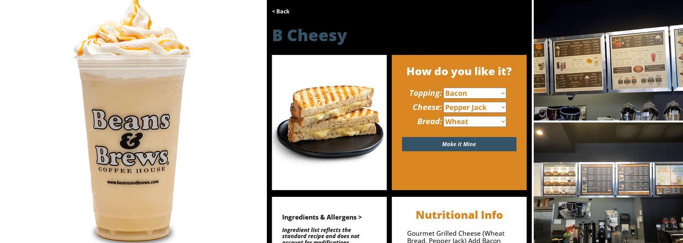 Beans & Brews Coffeehouse Menu