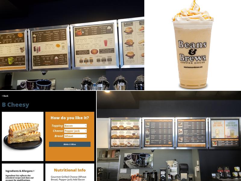 Beans & Brews Coffeehouse Menu