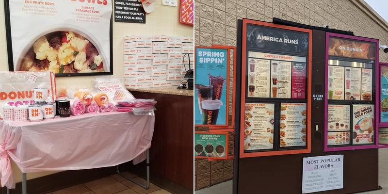 Dunkin' Menu