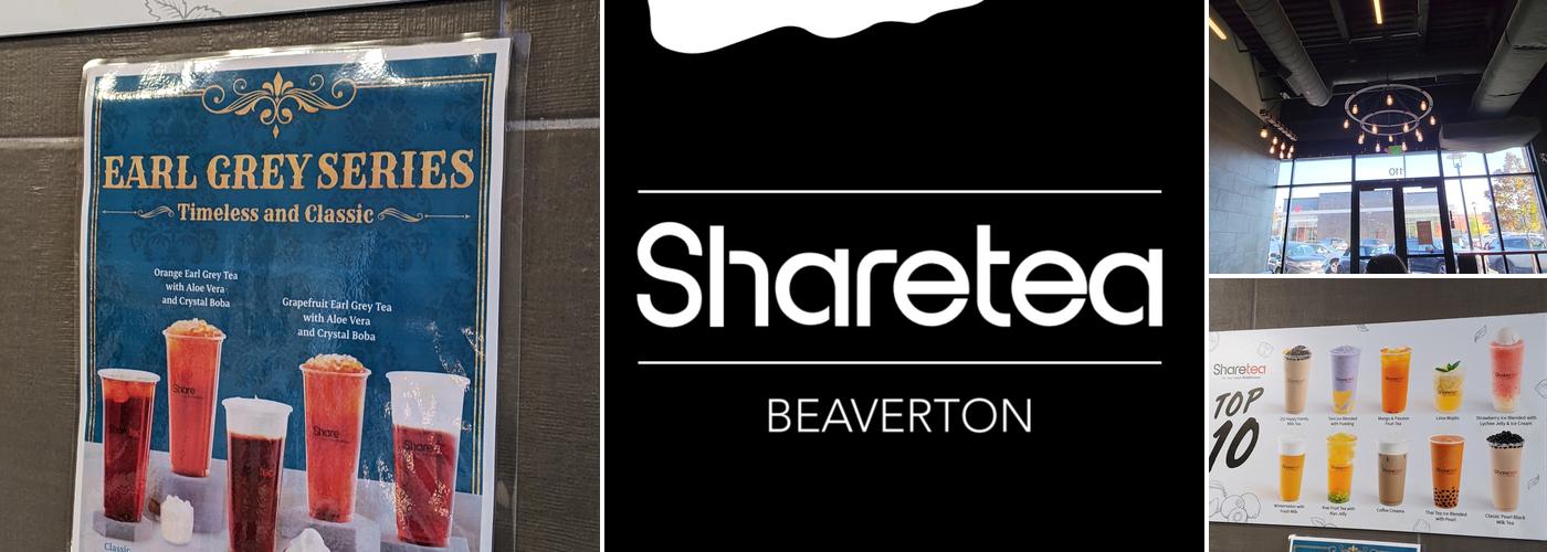 Sharetea Beaverton Menu
