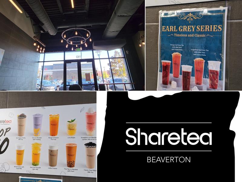 Sharetea Beaverton Menu