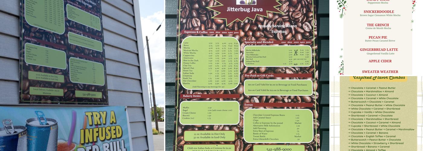 Jitterbug Java Menu