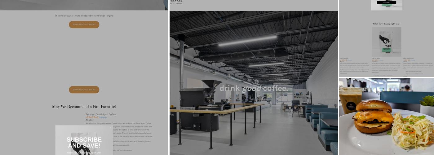 Vessel Craft Coffee Menu