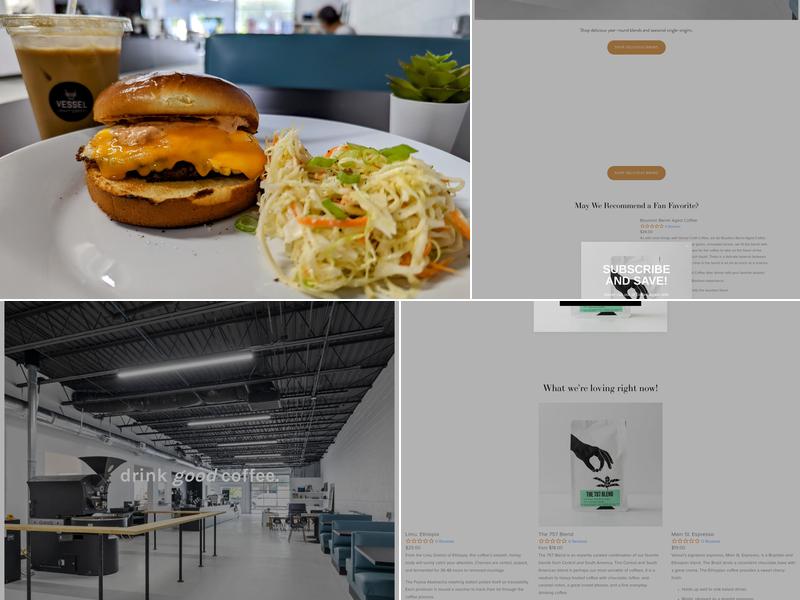 Vessel Craft Coffee Menu