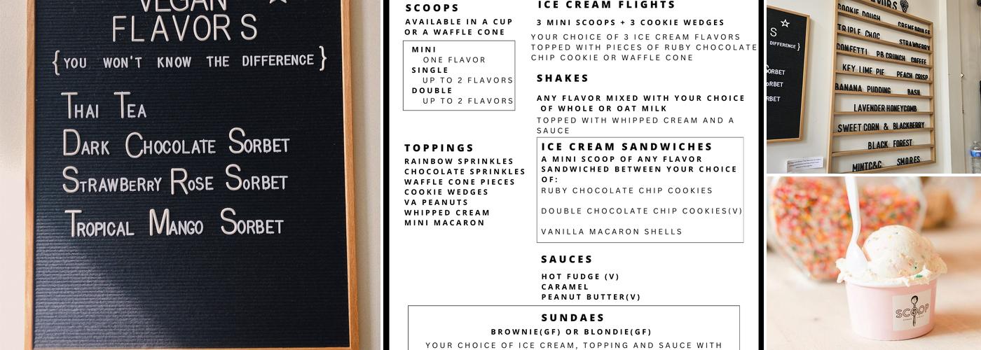 Scoop Menu