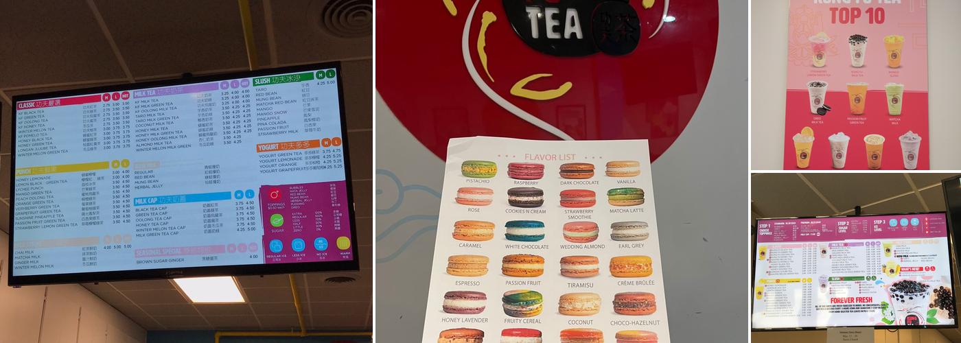 Kung Fu Tea Menu