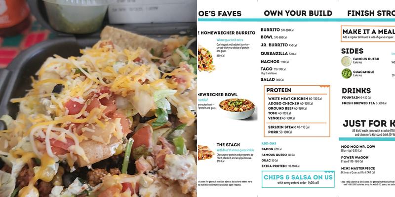 Moe's Southwest Grill Menu