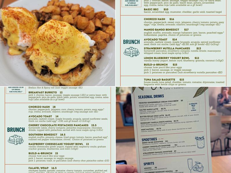 Ancora Cafe + Bakery Menu