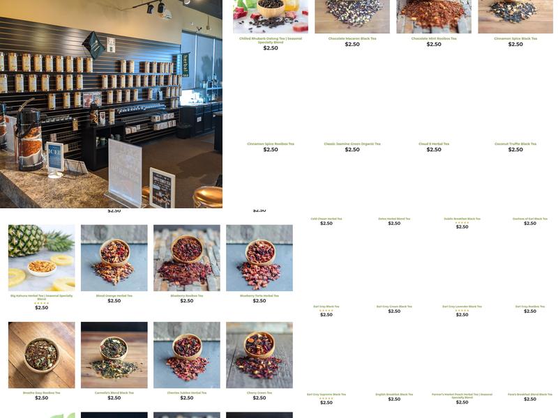 Fava Tea Company Menu