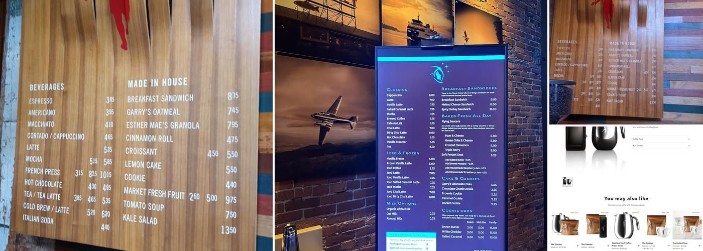 FUTUREBEAN Menu
