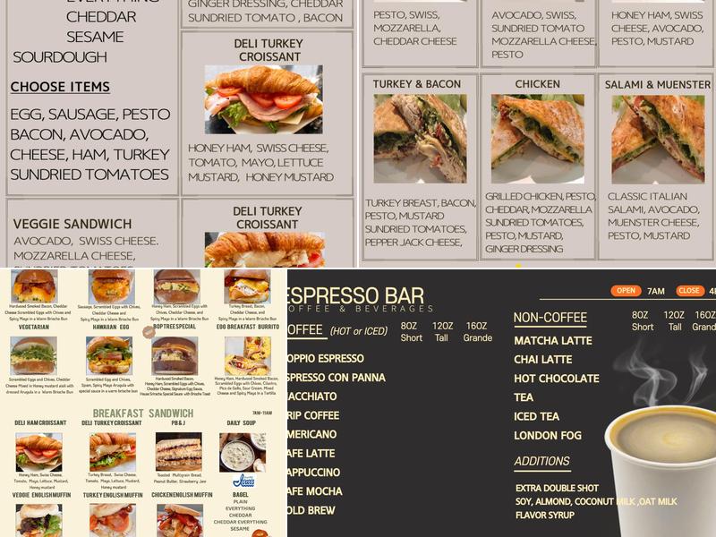 Coffee Tree Menu