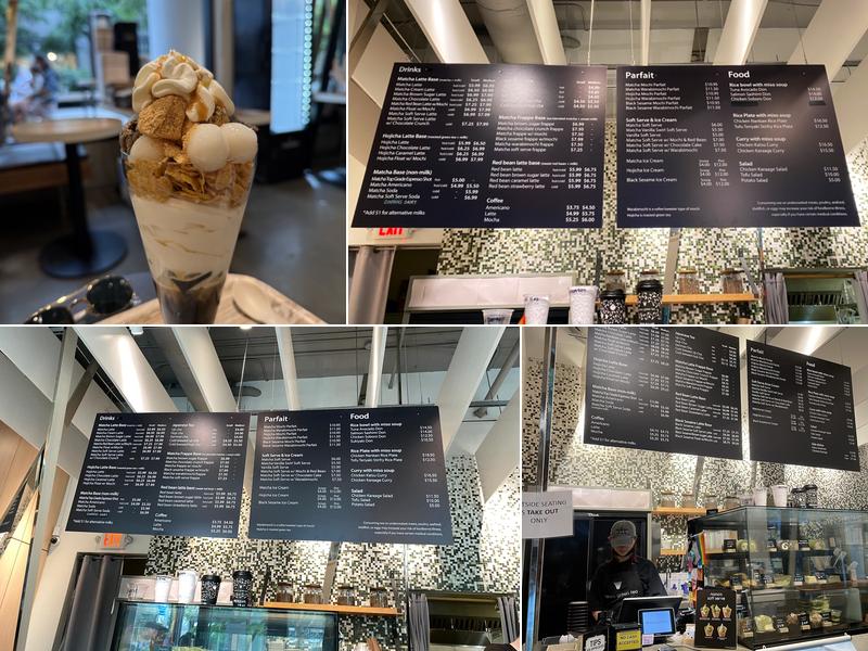 Nana’s Green Tea Menu