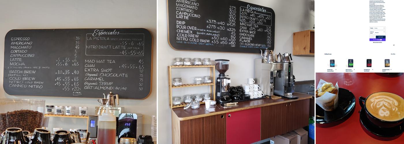 Bluebeard Coffee Roasters Menu