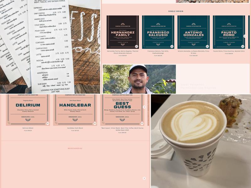 Compass Coffee Menu