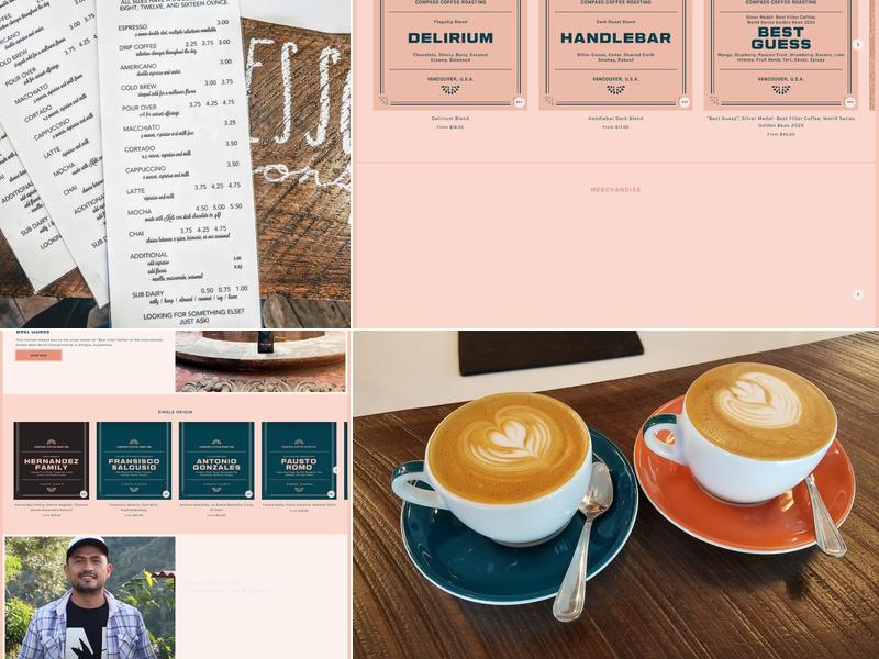 Compass Coffee Menu