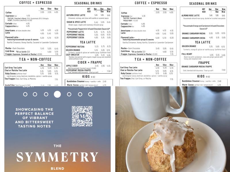 Thatcher's Coffee Menu