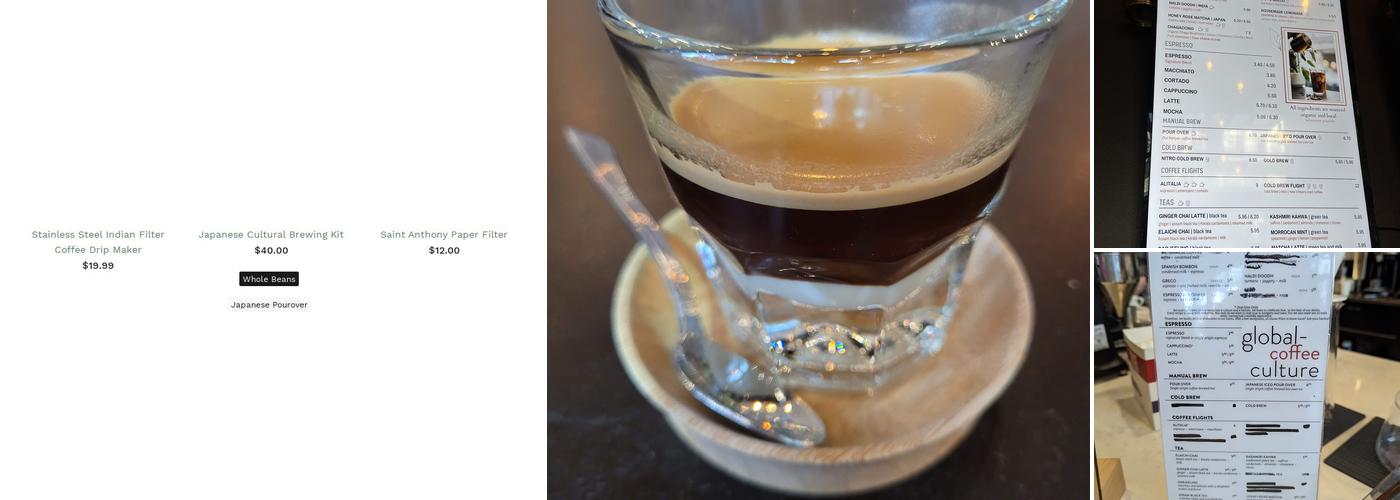 Third Culture Coffee Menu