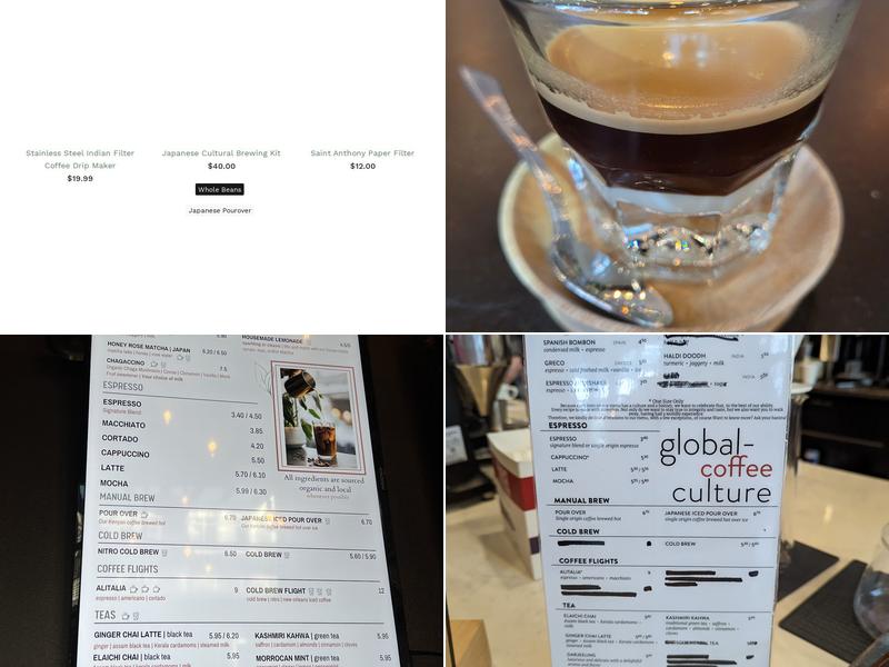 Third Culture Coffee Menu