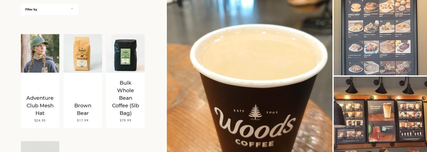 Woods Coffee Menu