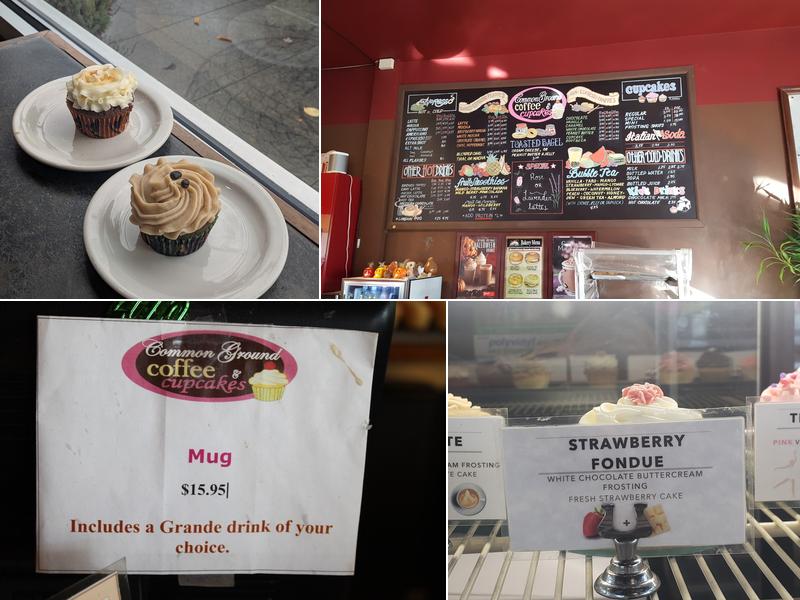 Common Ground Coffee & Cupcakes Menu