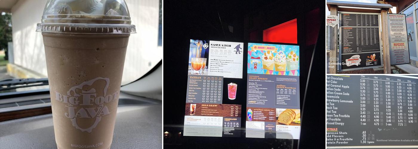 BigFoot Java Menu