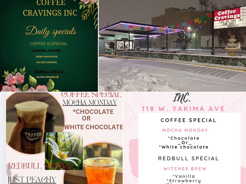 Coffee Cravings Menu