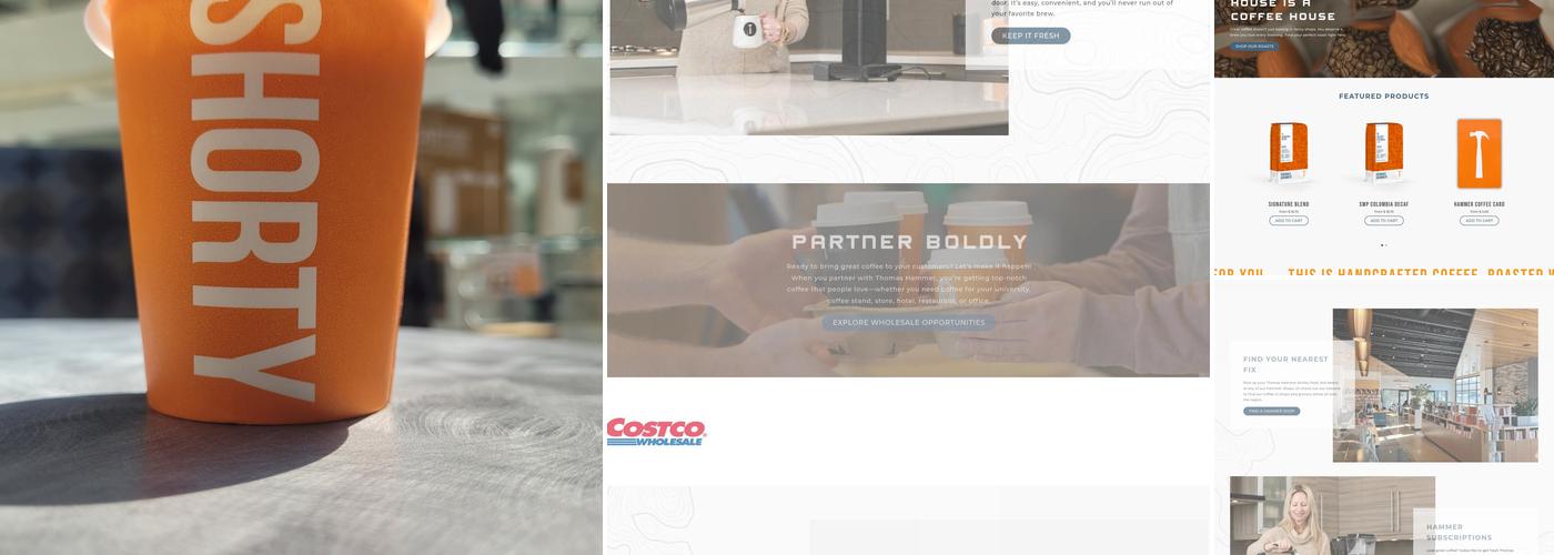 Thomas Hammer Coffee Roasters Menu